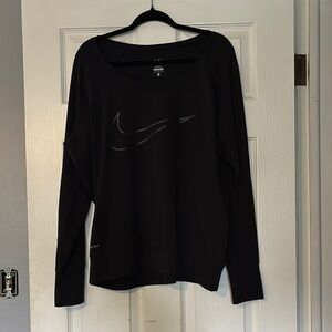 Nike Black Long Sleeve Relaxed Sweatshirt